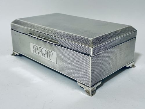 fig 2. Antique Silver Cigarette Box