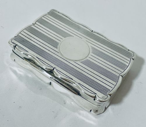 fig 1. Antique Silver Snuff Box