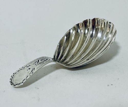 fig 2. 18th Century Georgian Silver Caddy Spoon