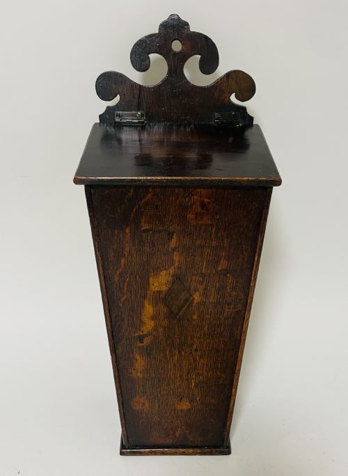 Georgian Oak Candle Box