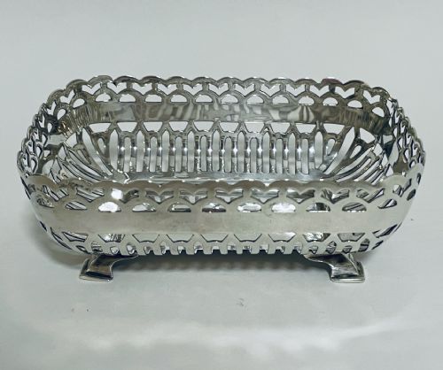Antique Silver Bonbon Dish