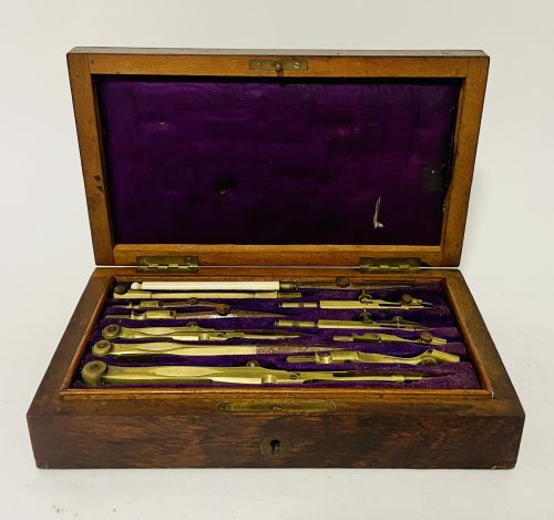 Antique Technical Drawing Set