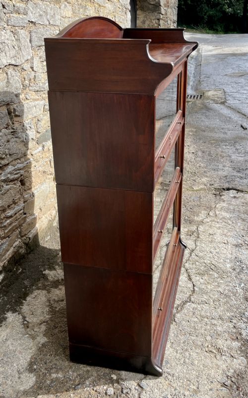 fig 2. Antique Mahogany LEBUS Stacking Bookcase