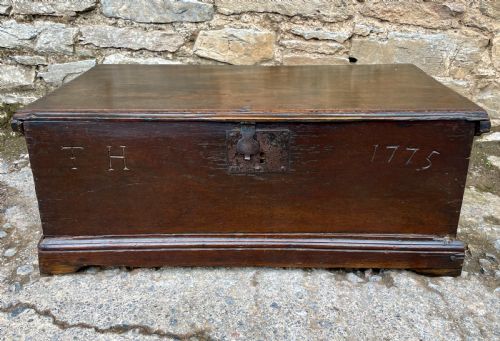 18th Century Oak Bible Box
