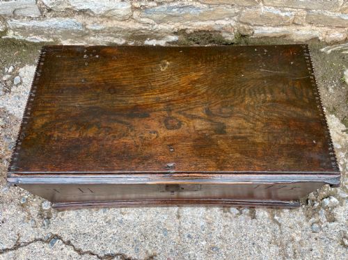 fig 1. 18th Century Oak Bible Box