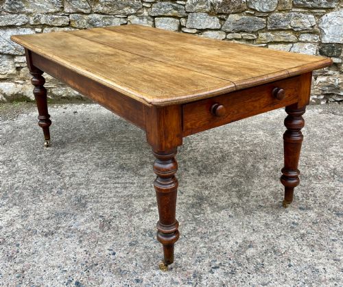 fig 2. Victorian Oak and Ash Farmhouse Table