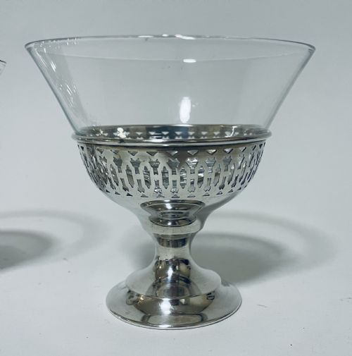 fig 1. Set of 3 American Sterling Silver Dessert Bowls