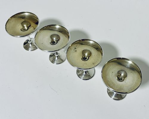 fig 2. Set of 4 American Sterling Silver Compotes