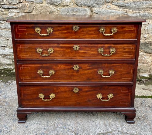 Small Georgian Mahogany Chest of Drawers