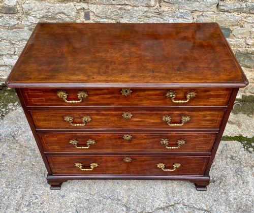 fig 1. Small Georgian Mahogany Chest of Drawers
