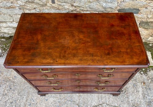 fig 2. Small Georgian Mahogany Chest of Drawers