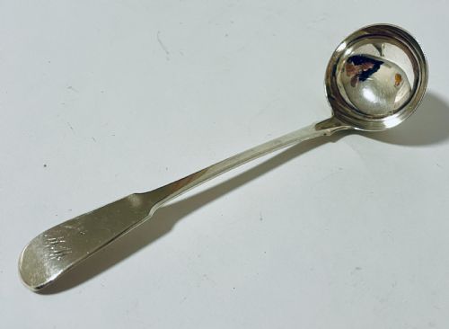 fig 1. Georgian Scottish Silver Ladle