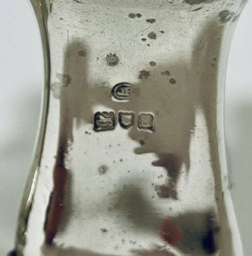 fig 1. Pair of Antique Silver Pepperettes