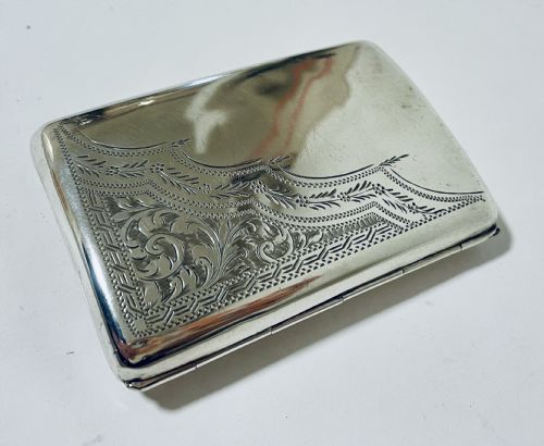 Antique Silver Cigarette Case