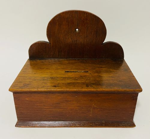 Antique Oak Collection Box
