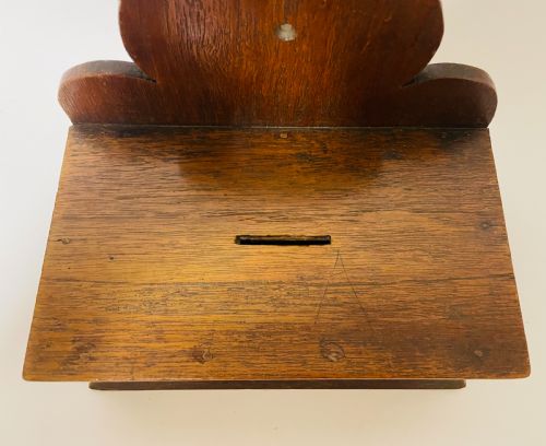 fig 1. Antique Oak Collection Box