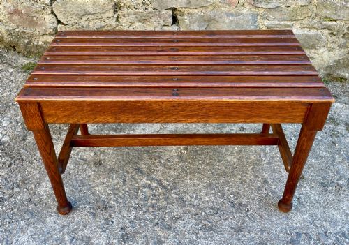 Antique Oak Luggage Rack