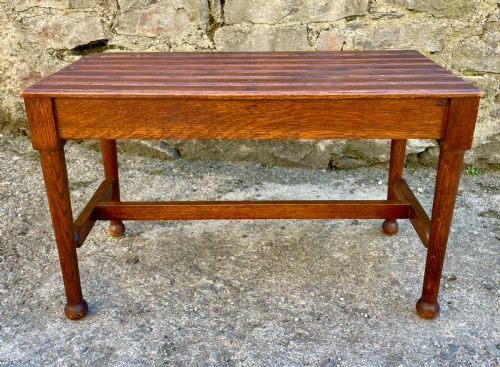 fig 1. Antique Oak Luggage Rack