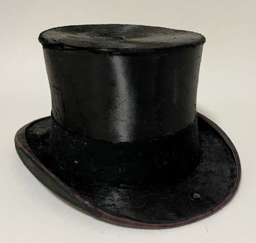 fig 2. Antique Silk Top Hat in Box