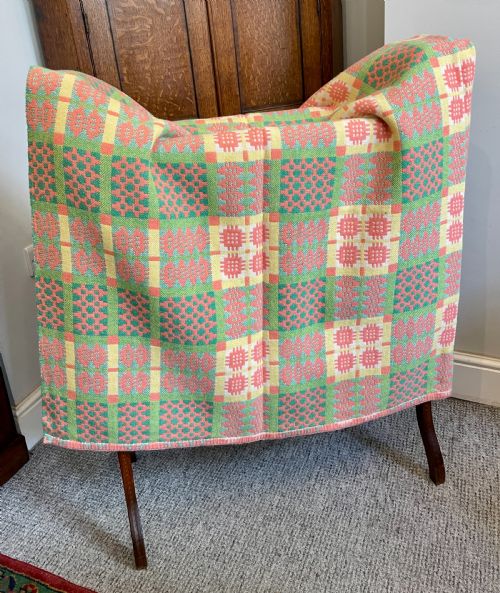 Welsh Caernarfon Double Weave Tapestry Blanket