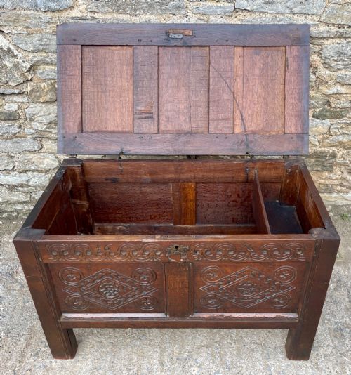 fig 2. 17th Century Oak Coffer