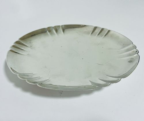 fig 2. Antique Silver Pedestal Footed Bowl