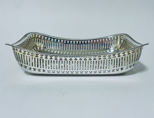 fig 1. Antique Silver Fruit or Bread Basket
