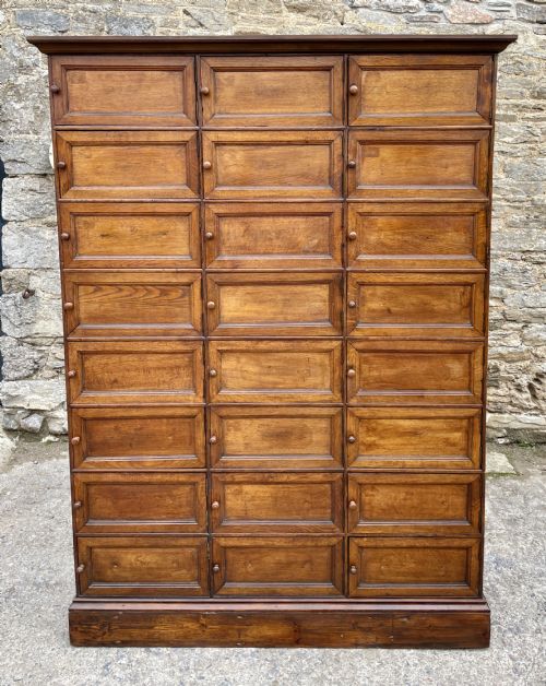 Antique French Oak Notaires Cabinet