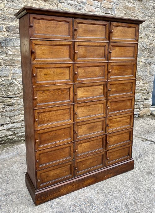 fig 1. Antique French Oak Notaires Cabinet