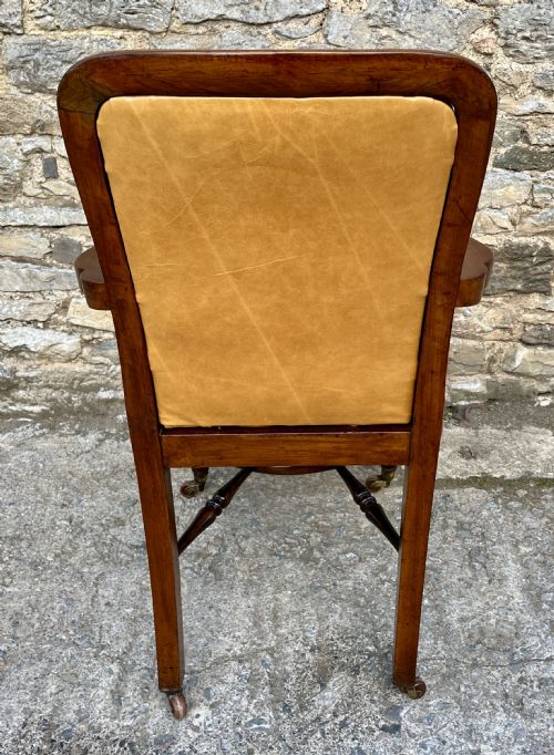 fig 2. Victorian Mahogany Desk Chair