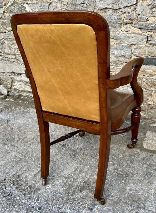 fig 3. Victorian Mahogany Desk Chair