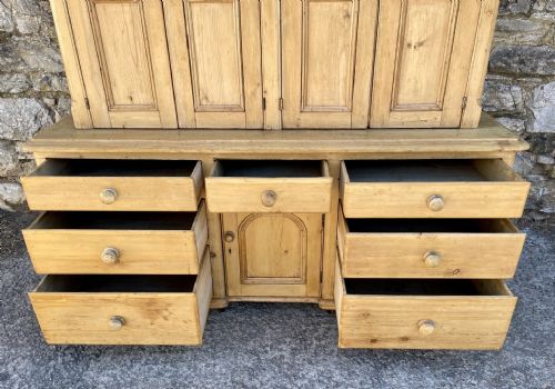 fig 1. Victorian Pine Housekeepers' Cupboard
