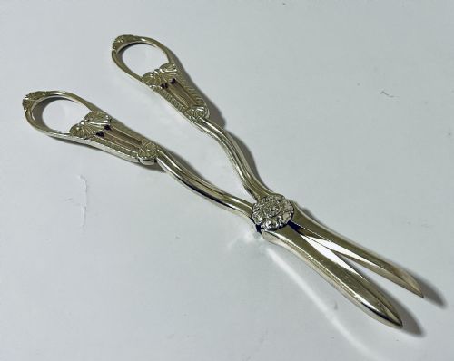 fig 1. Victorian Silver Grape Scissors