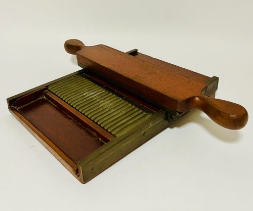 fig 1. Antique Apothecary's Pill Roller
