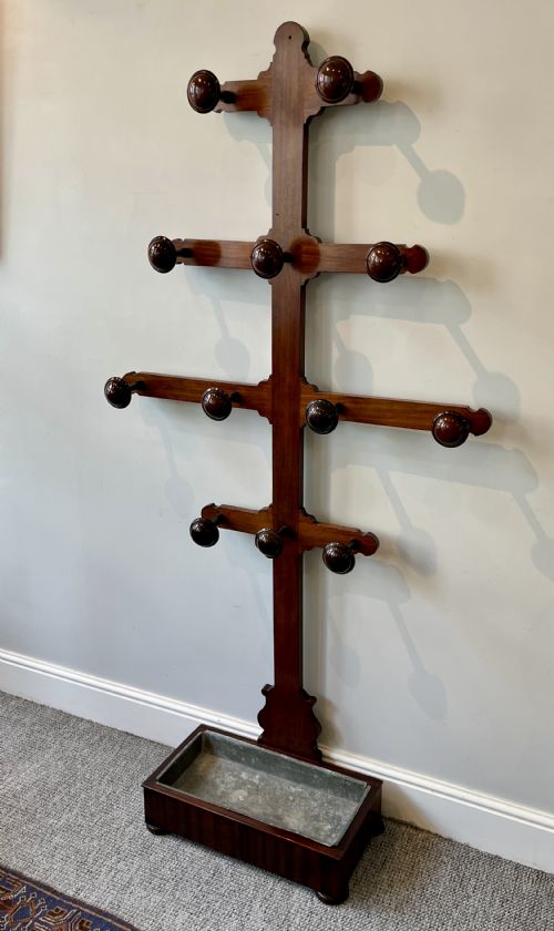 fig 1. Victorian Mahogany Hall Stand