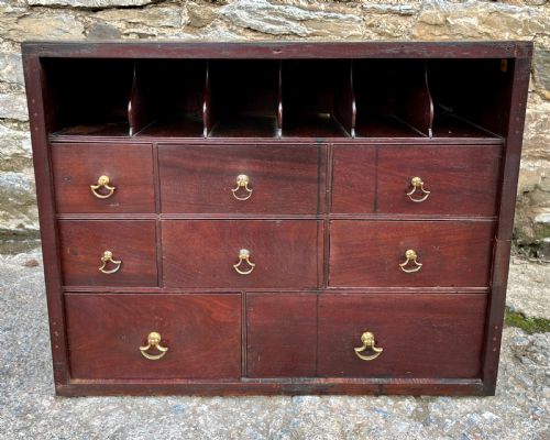 fig 1. Georgian Mahogany Spice Cabinet