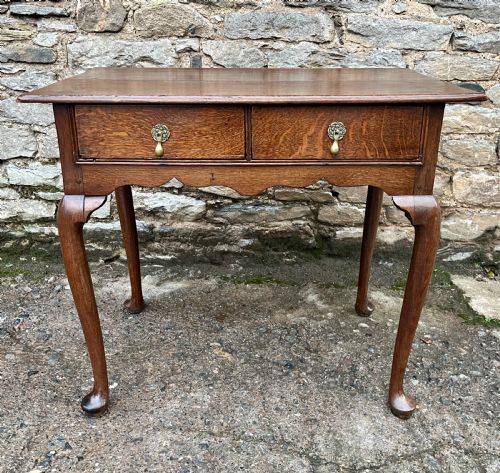 fig 1. Georgian Oak Lowboy