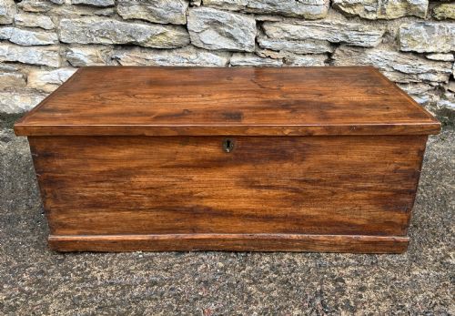 Antique Elm Blanket Box