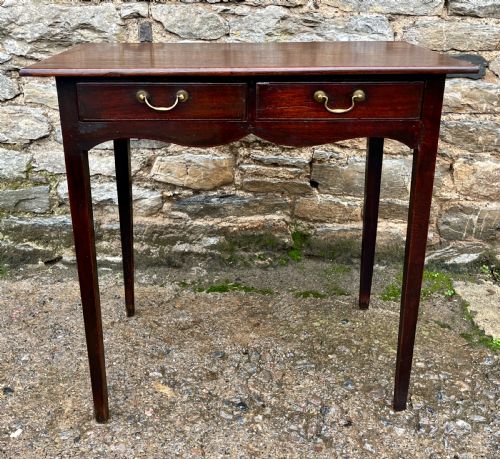 fig 1. Small Georgian Mahogany Side Table