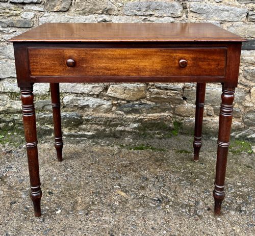 fig 1. Victorian Mahogany Side Table