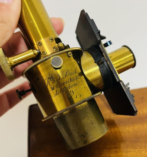 fig 1. Antique Microspectroscope by R&J Beck