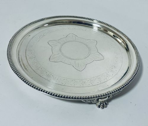 fig 1. Victorian Silver Salver