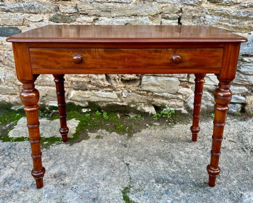 fig 1. Victorian Mahogany Side Table