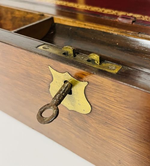 fig 1. Victorian Rosewood Writing Slope
