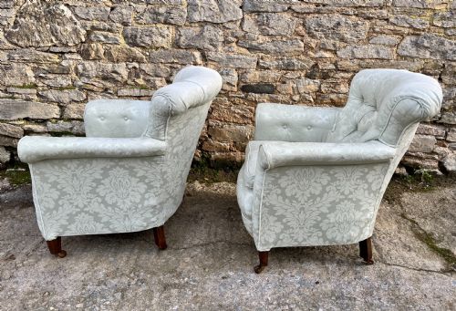 fig 2. Pair of Antique Tub Chairs