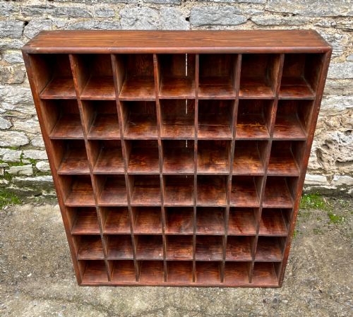 ANTIQUE PINE PIGEON HOLES - ADDITIONAL PHOTO 1