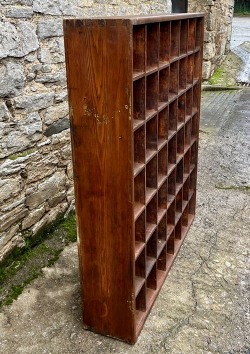 ANTIQUE PINE PIGEON HOLES - ADDITIONAL PHOTO 3