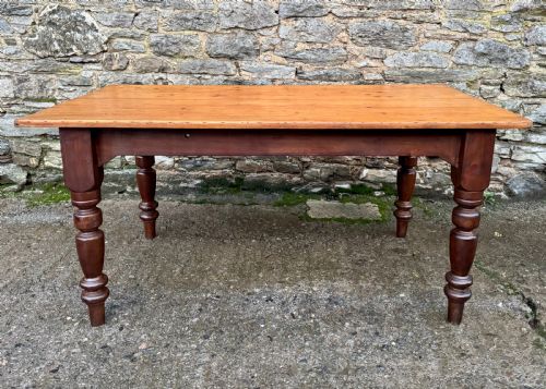 fig 1. Pine Farmhouse Table
