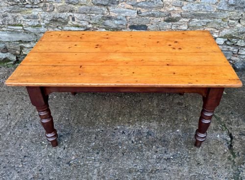 fig 2. Pine Farmhouse Table
