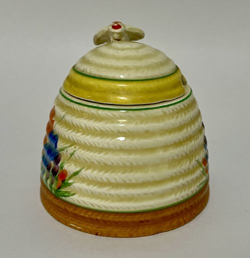 fig 2. Clarice Cliff Crocus Honey Pot